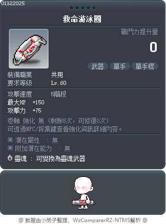 救生圈 Tooltip