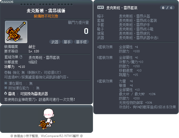 麦克斯班·雷昂战锤 Tooltip