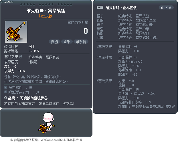 维克特班·雷昂战锤 Tooltip