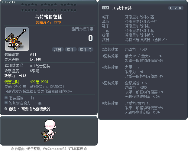 烏特卡勒德之錘 Tooltip