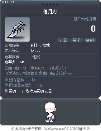 偃月刃 Tooltip