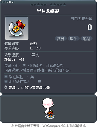 半月龙鳞裂 Tooltip