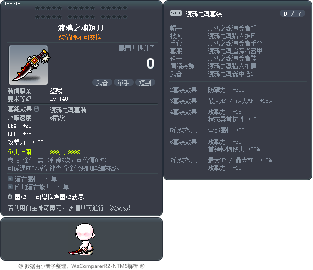 渡鸦之魂短刀 Tooltip