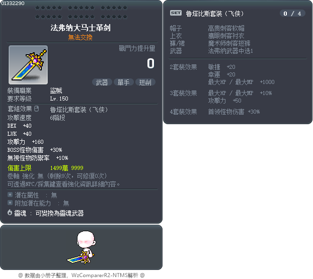 法弗纳大马士革剑 Tooltip