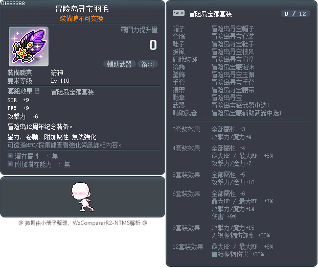 冒险岛寻宝羽毛 Tooltip