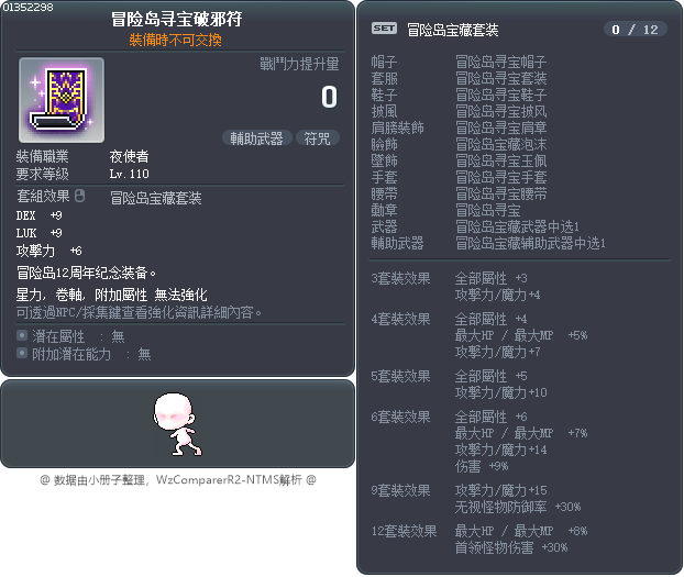 冒险岛寻宝破邪符 Tooltip