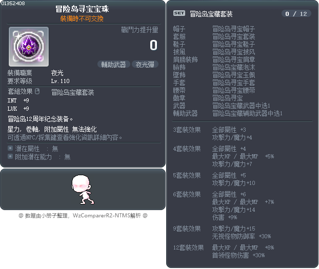 冒险岛寻宝宝珠 Tooltip