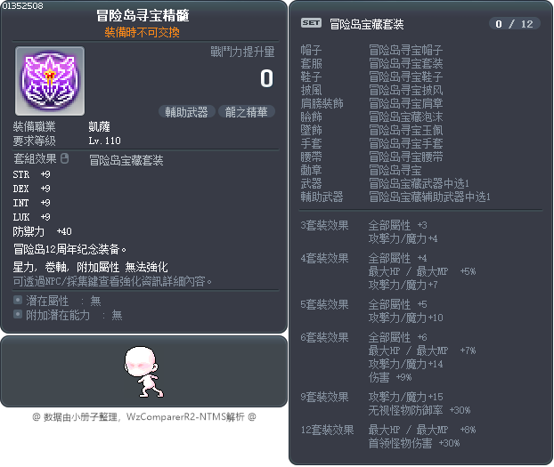 冒险岛寻宝精髓 Tooltip