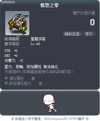 愤怒之拳 Tooltip