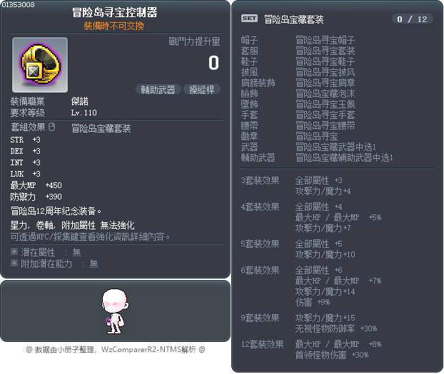 冒险岛寻宝控制器 Tooltip