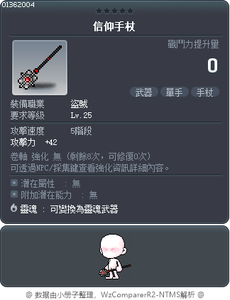 信仰手杖 Tooltip