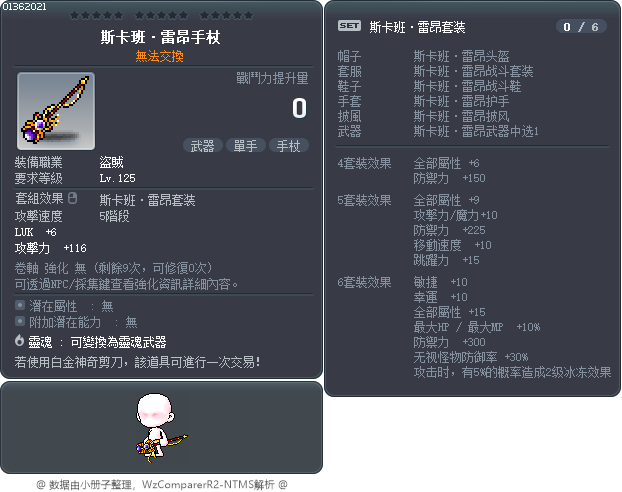 斯卡班·雷昂手杖 Tooltip