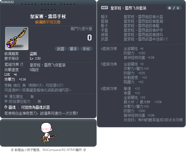 皇家班·雷昂手杖 Tooltip