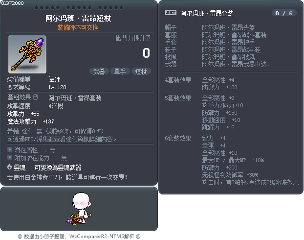 阿尔玛班·雷昂短杖 Tooltip