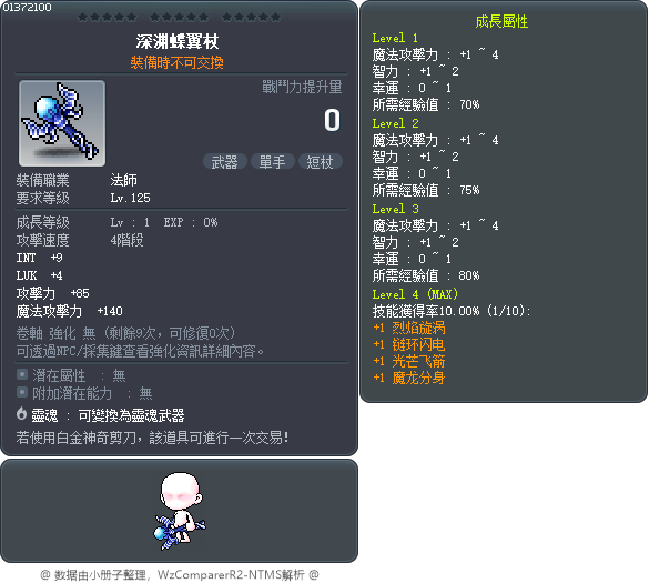 深渊蝶翼杖 Tooltip