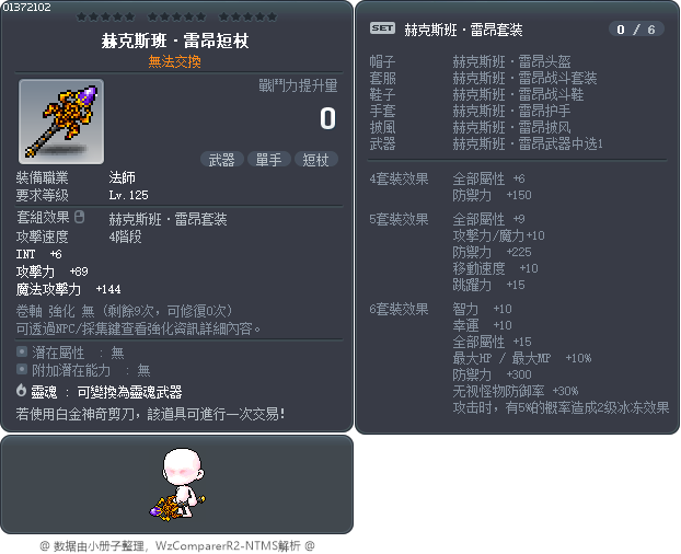 赫克斯班·雷昂短杖 Tooltip