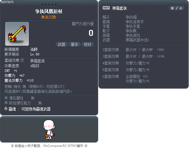 争执凤凰短杖 Tooltip