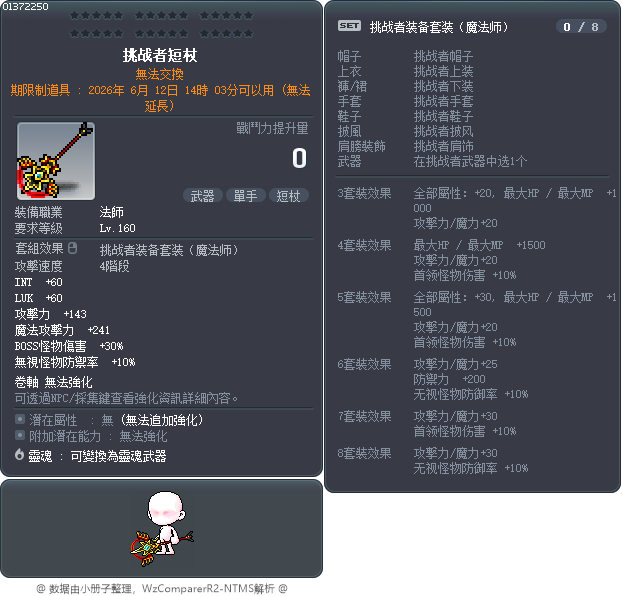 挑战者短杖 Tooltip