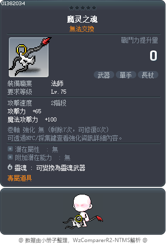 魔灵之魂 Tooltip