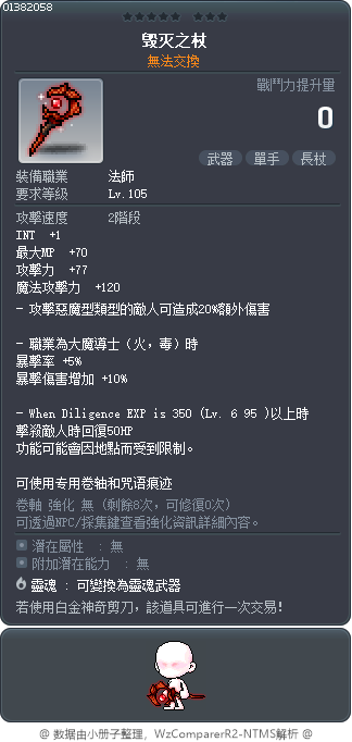 毁灭之杖 Tooltip