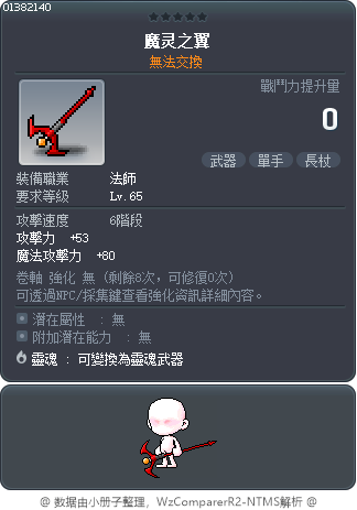 魔灵之翼 Tooltip