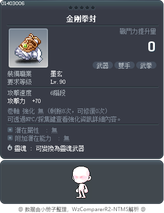 金刚拳封 Tooltip
