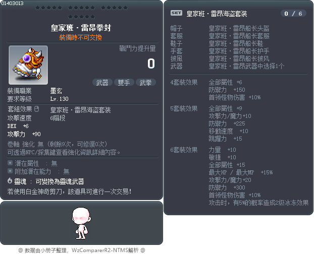 皇家班·雷昂拳封 Tooltip