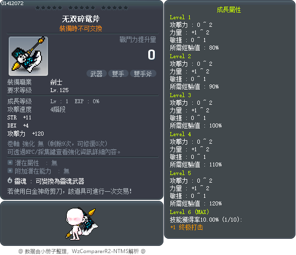 无双碎鼋斧 Tooltip