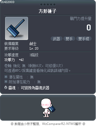 方形锤子 Tooltip