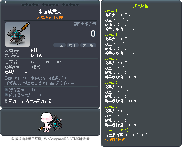 永恒威震天 Tooltip