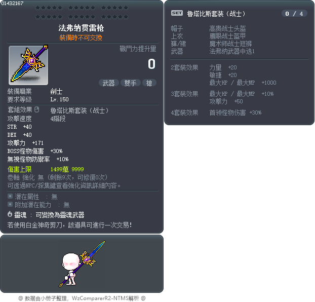 法弗纳贯雷枪 Tooltip