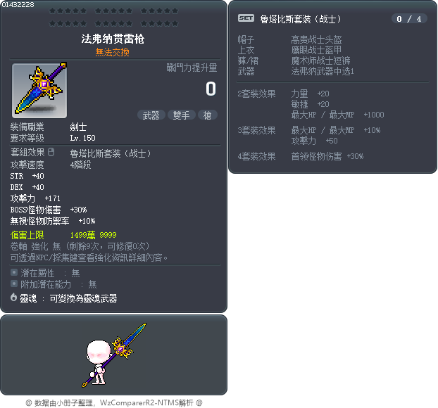法弗纳贯雷枪 Tooltip