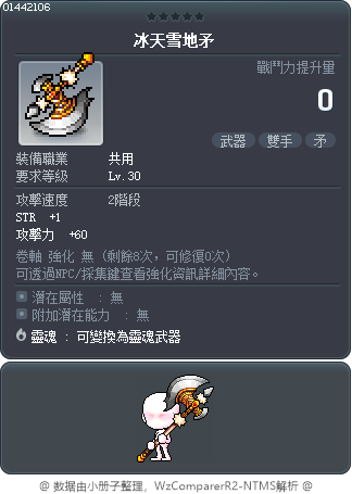冰天雪地矛 Tooltip