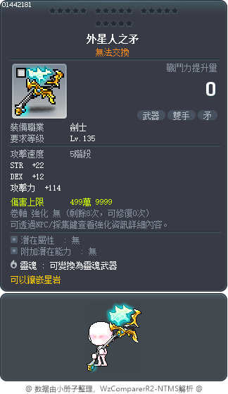 外星人之矛 Tooltip