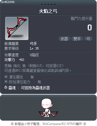 火焰之弓 Tooltip