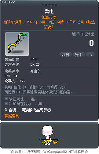 雷电 Tooltip