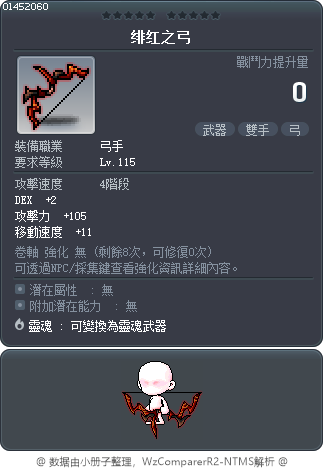 绯红之弓 Tooltip