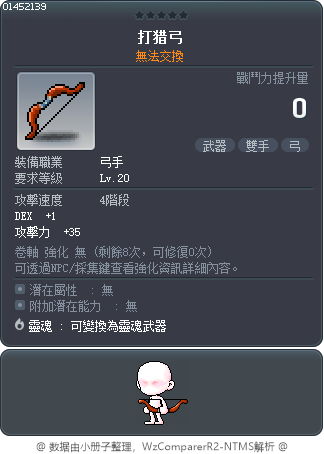 打猎弓 Tooltip