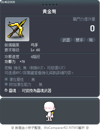黄金弩 Tooltip
