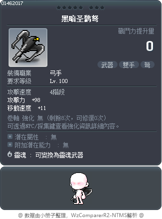 黑暗圣鹞弩 Tooltip
