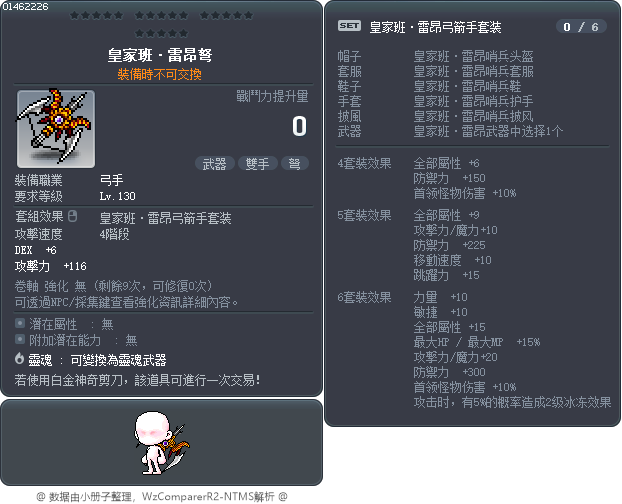 皇家班·雷昂弩 Tooltip