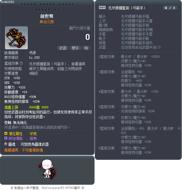 創世十字弓 Tooltip