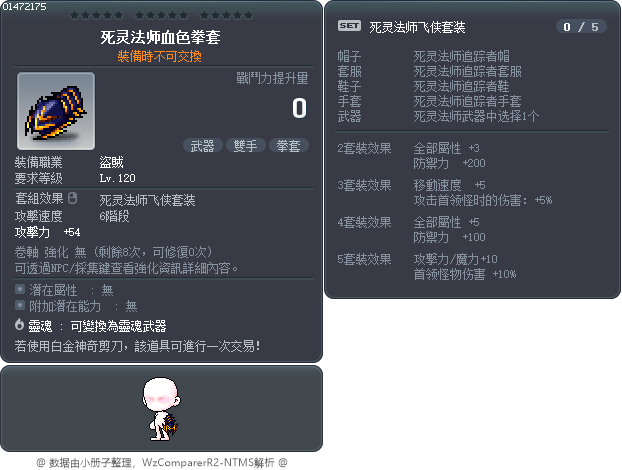 死灵法师血色拳套 Tooltip