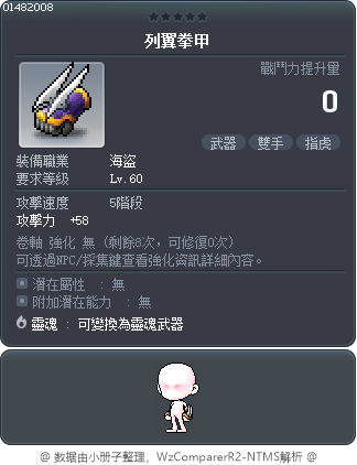 列翼拳甲 Tooltip