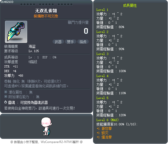 无双孔雀翎 Tooltip