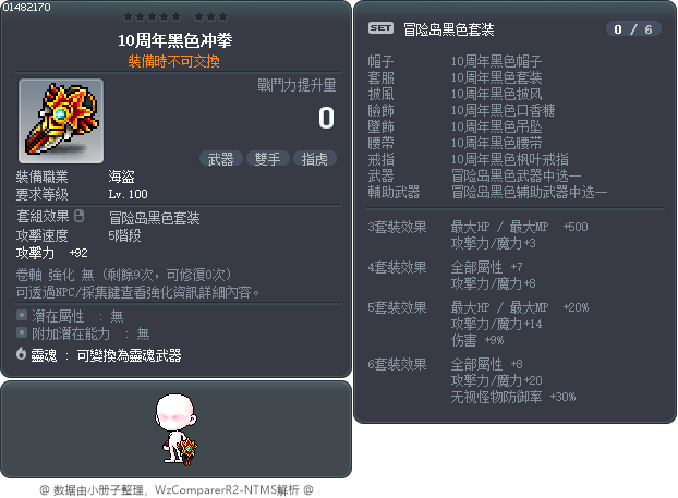 10周年黑色冲拳 Tooltip