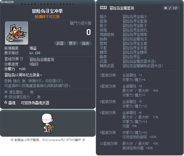 冒险岛寻宝冲拳 Tooltip
