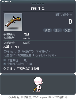 速射手铳 Tooltip