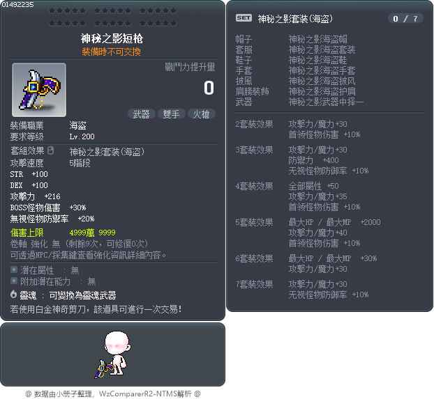 神秘之影短枪 Tooltip