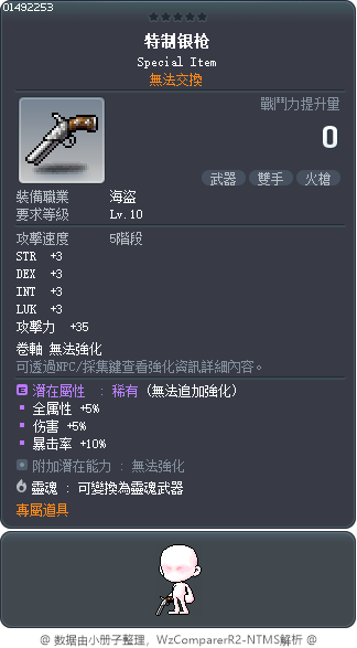 特制银枪 Tooltip